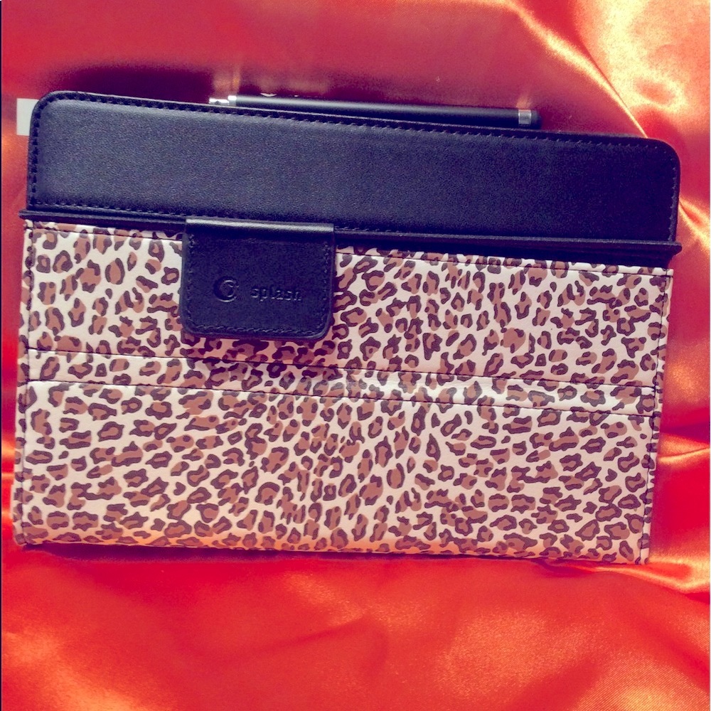 Splash Raindrop LEATHER case for iPad Mini, NWT💕